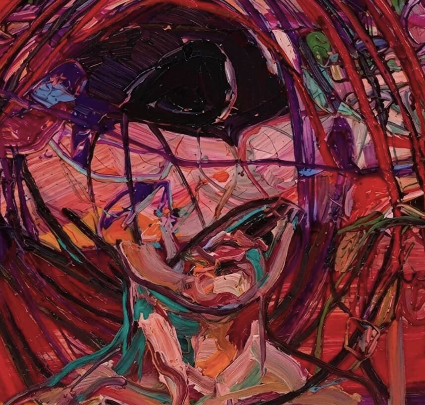 Verso artwork on display